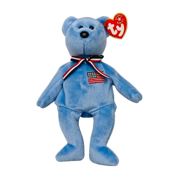Ty Beanie Babies Original Special Edition September 9-11 Tribute "America" 💜 - Picture 5 of 8
